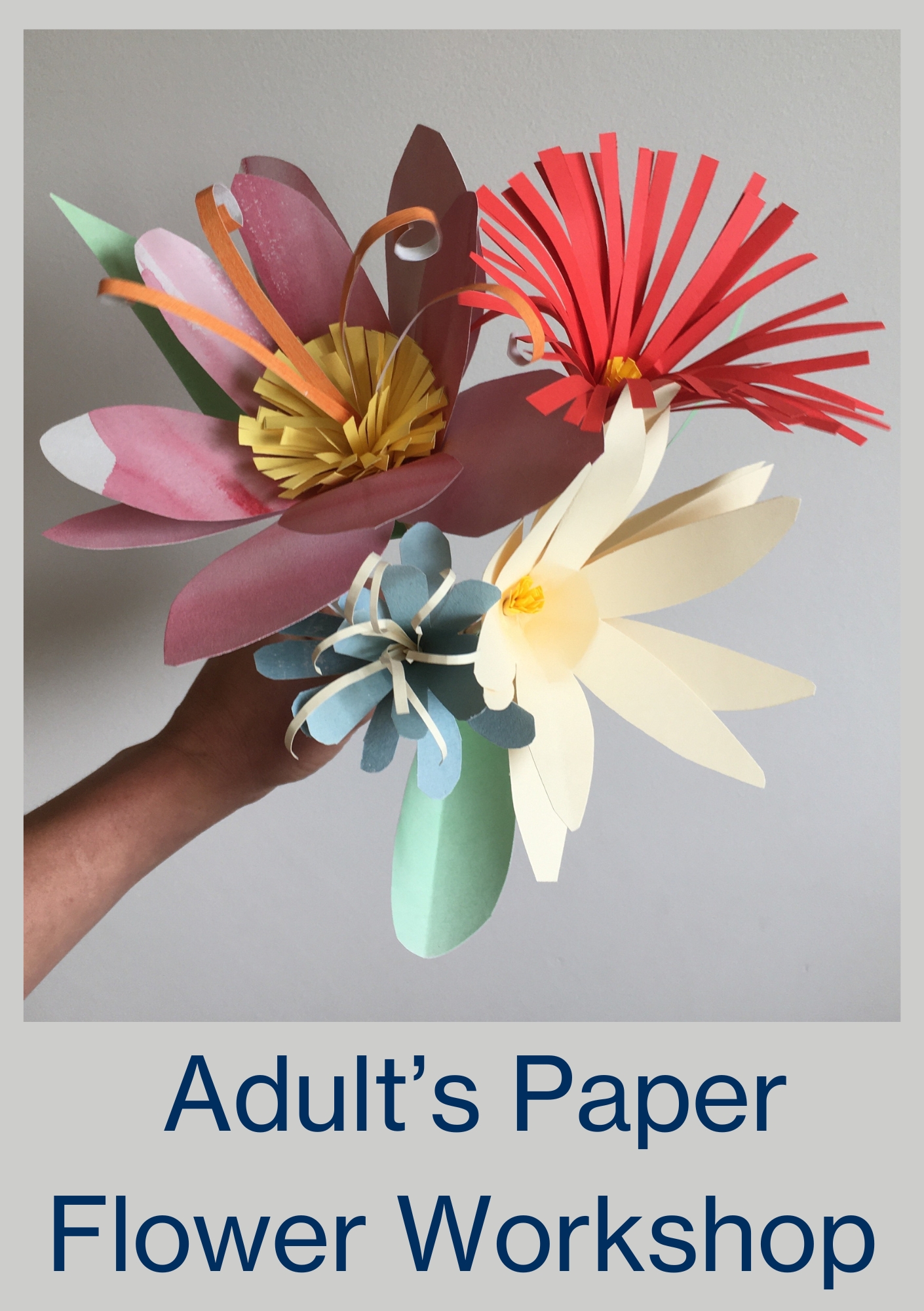 Birthday Celebration Paper Flower Adult's Workshop with Jennie O'Neill ...