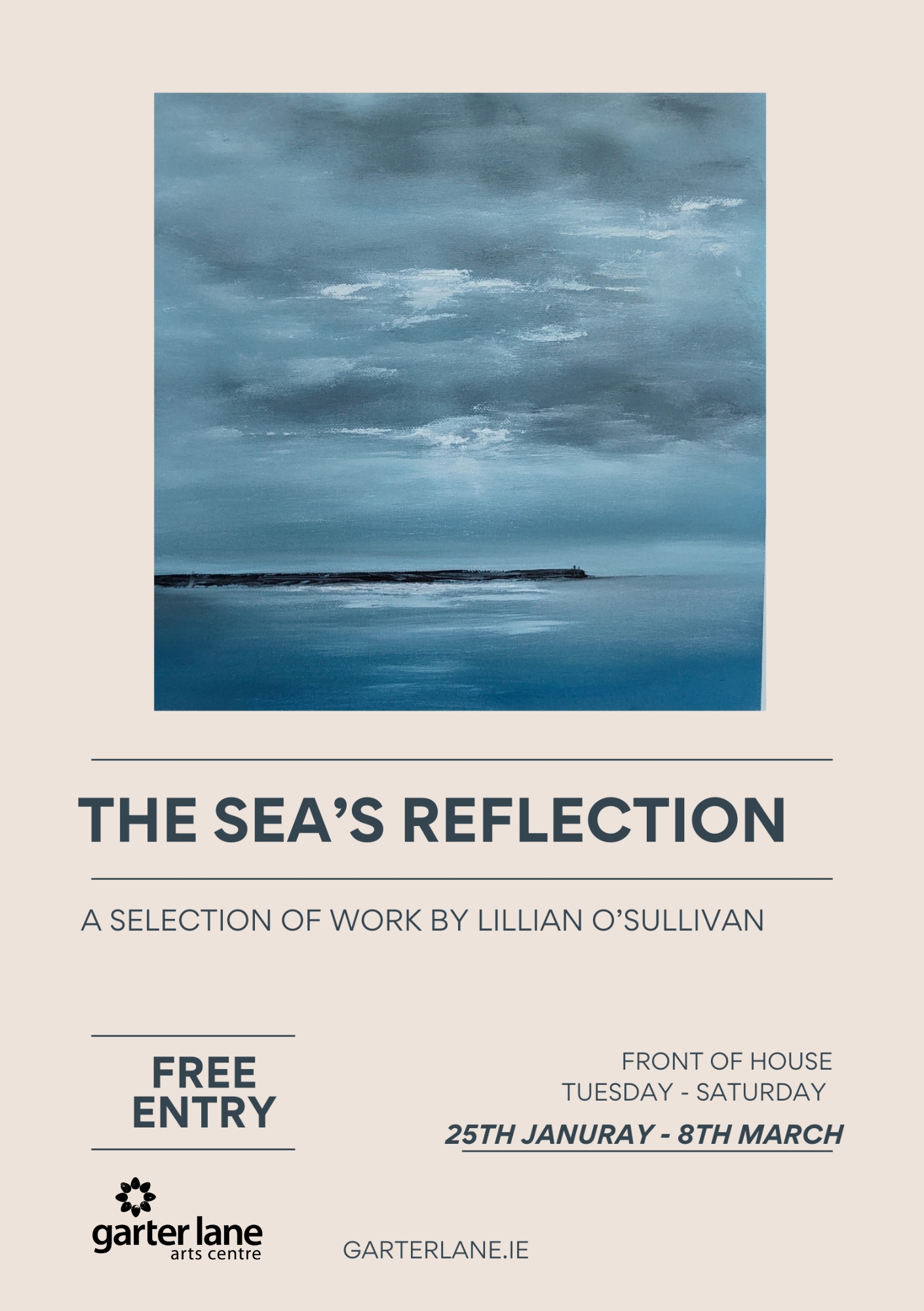 Echoes of Light: The Sea's Reflection by Lillian O’Sullivan - Garter Lane